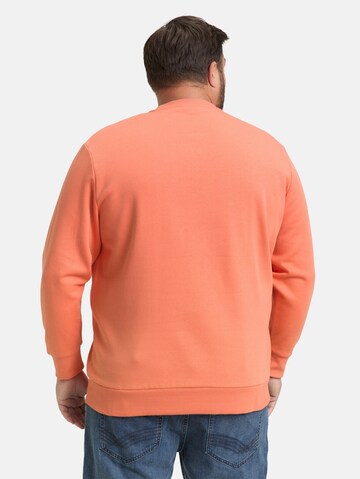 TOM TAILOR Men + Sweatshirt in Orange