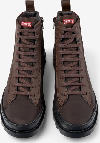 CAMPER Lace-Up Ankle Boots 'Brutus' in Brown