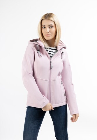 Veste fonctionnelle Schmuddelwedda en rose : devant