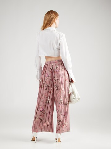 ABOUT YOU Laiad sääred Viikidega püksid 'Viviana Trousers', värv roosa