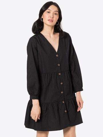 Robe 'Kacie' ABOUT YOU en noir : devant