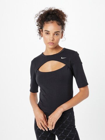 Nike Sportswear Μπλουζάκι σε μαύρο: μπροστά