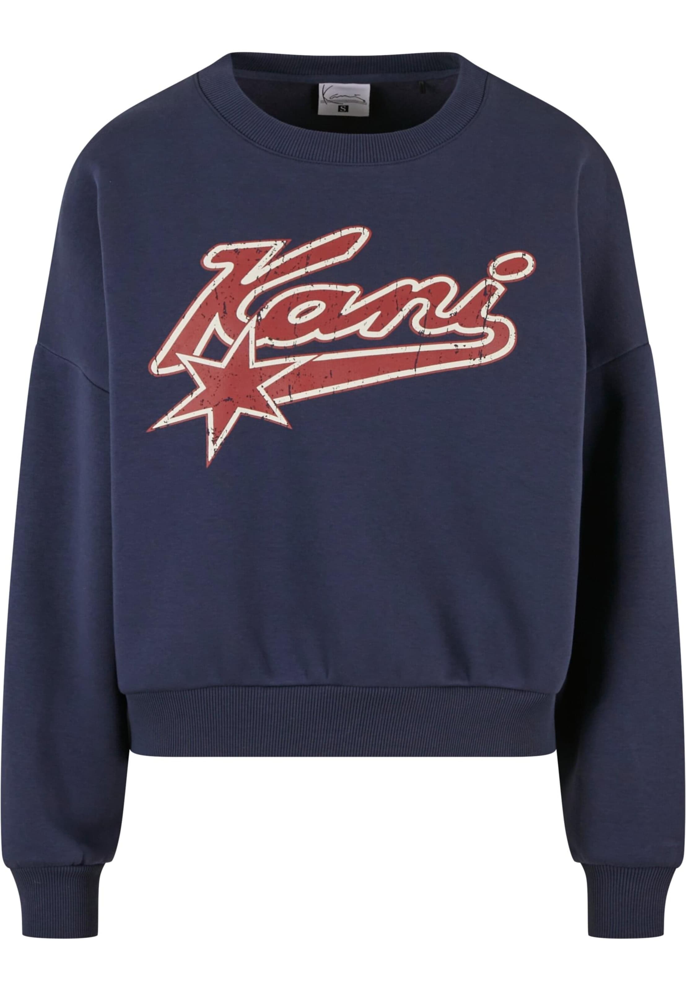 Karl Kani Sweatshirt 'Varsity Star' in Blue: front