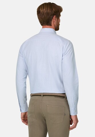 Boggi Milano Regular fit Zakelijk overhemd in Blauw: terug