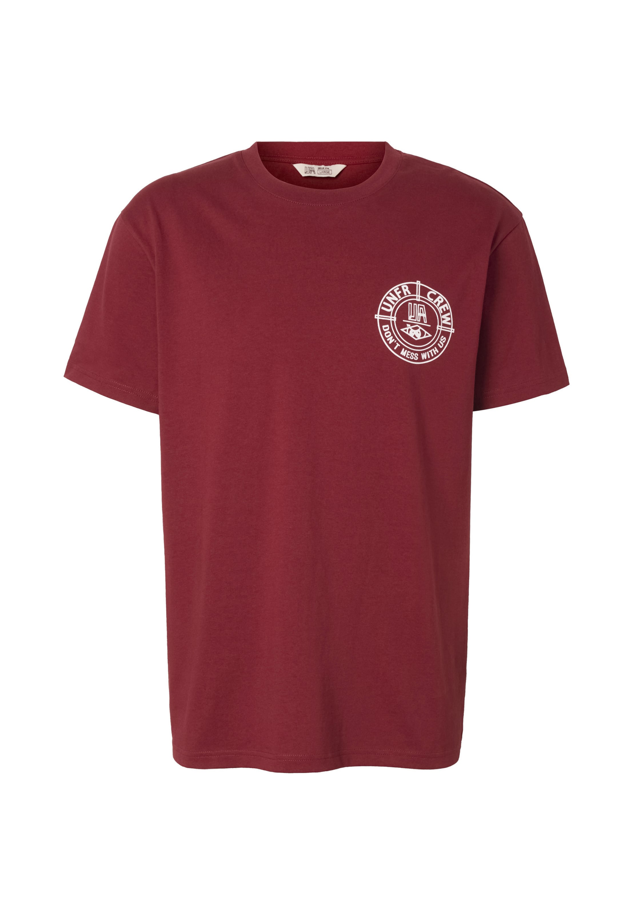 Unfair Athletics Shirt 'DMWU' in Rood: voorkant