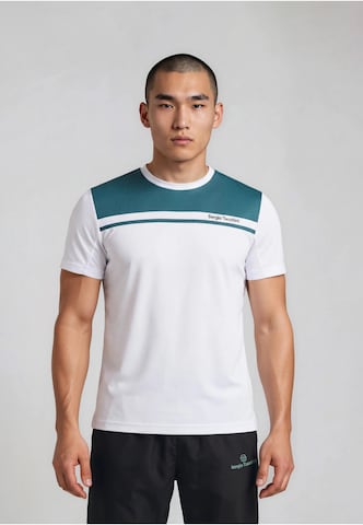 T-Shirt 'Riflesso' Sergio Tacchini en blanc : devant