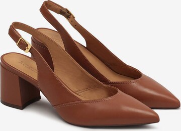 Kazar Slingback pumps in Brown