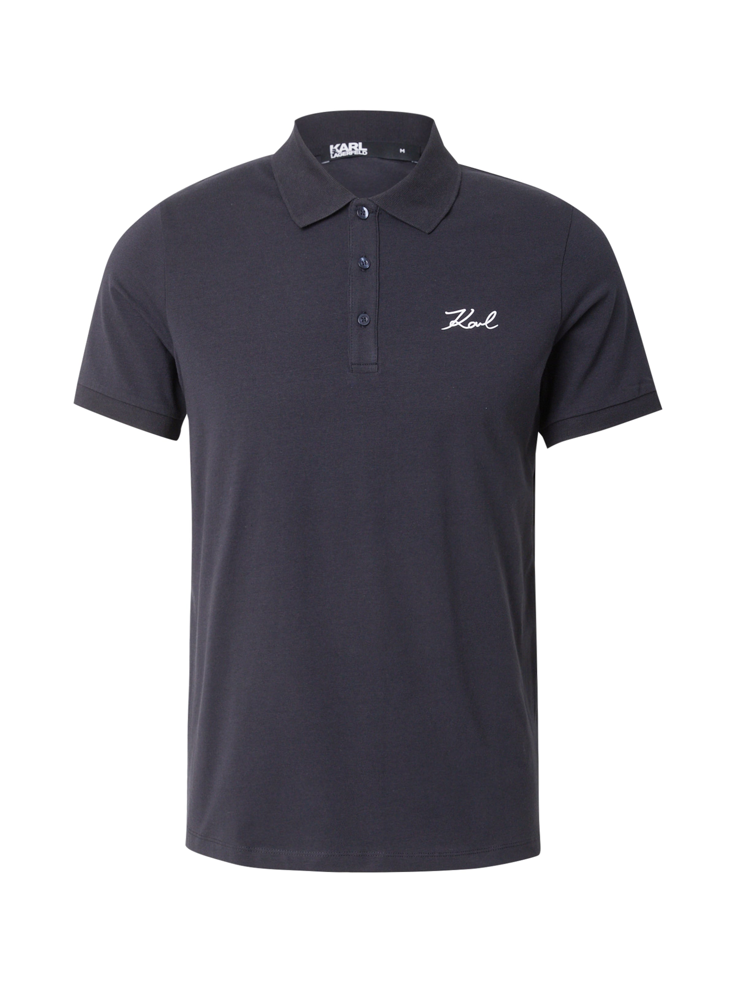 Karl Lagerfeld Tričko - tmavě modrá / bílá, Produkt