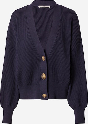 ESPRIT Knit Cardigan in Blue: front