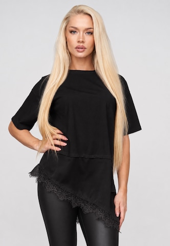 Cloud5ive Shirt in Schwarz: Vorderseite