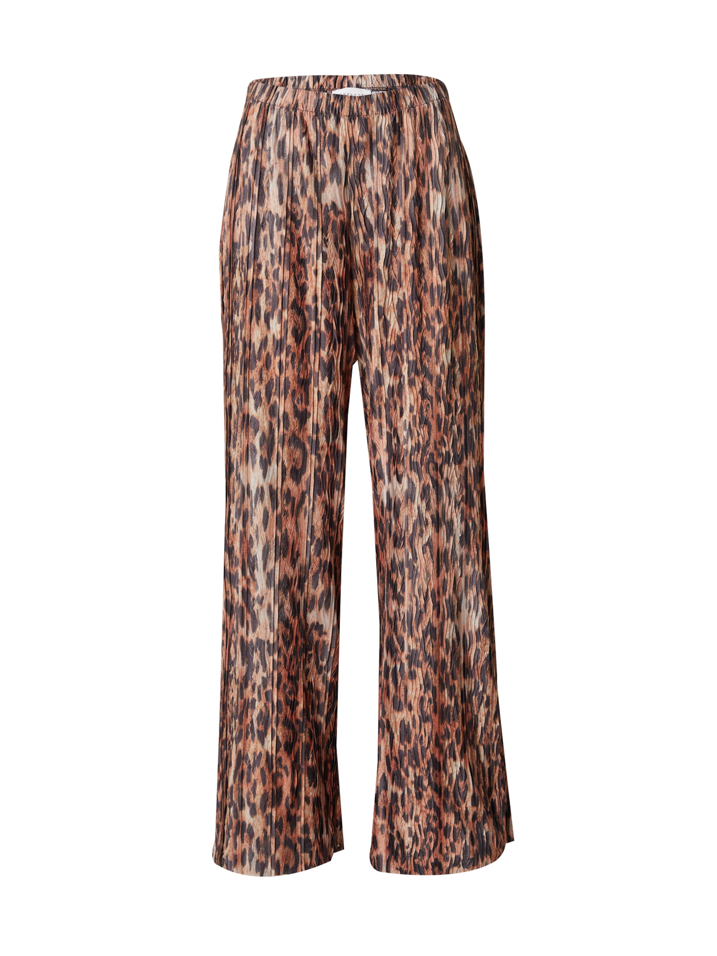 Wide Leg Pantalon TOPSHOP en marron : devant