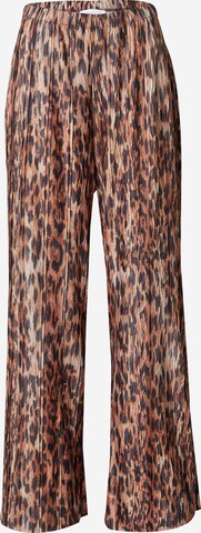 TOPSHOP Wide leg Trousers in Brown: front