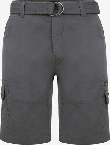 Regular Pantalon cargo 'Propane' Threadbare en gris : devant