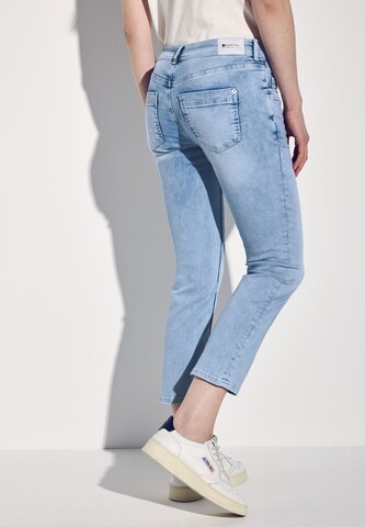 STREET ONE Slimfit Jeans in Blau
