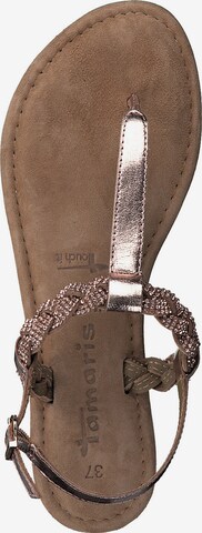 Flip-flops de la TAMARIS pe bronz