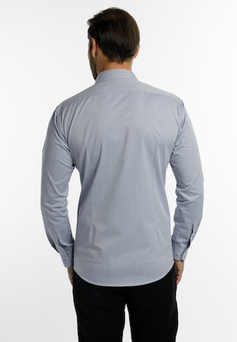 DreiMaster Klassik Slim fit Button Up Shirt in Blue