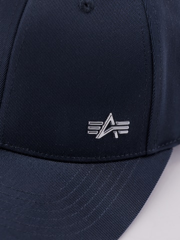 ALPHA INDUSTRIES - Gorra en azul