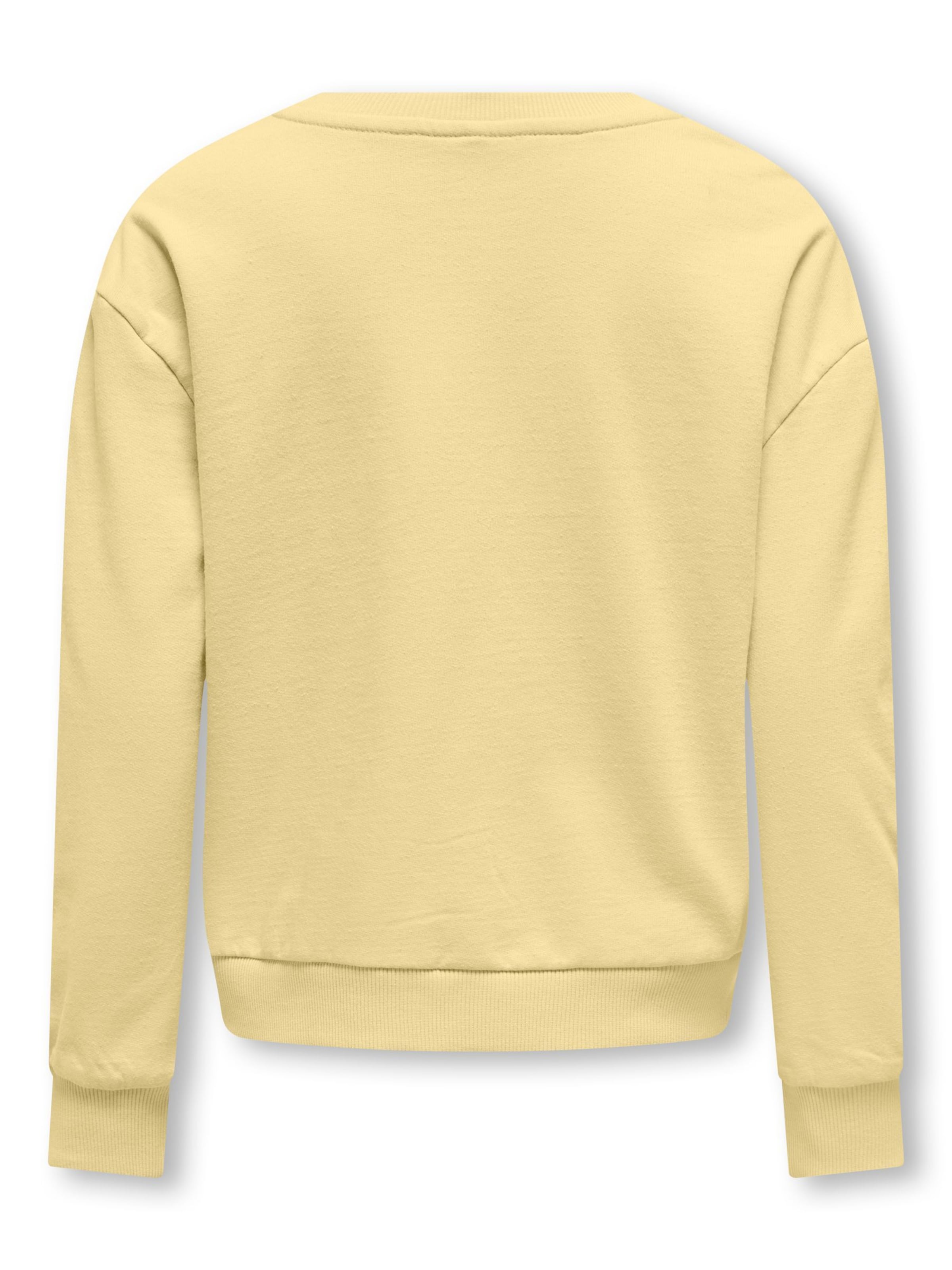Sweat-shirt 'KOGRuna' ONLY GIRLS en jaune