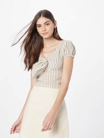 Compania Fantastica - Blusa en beige: frente