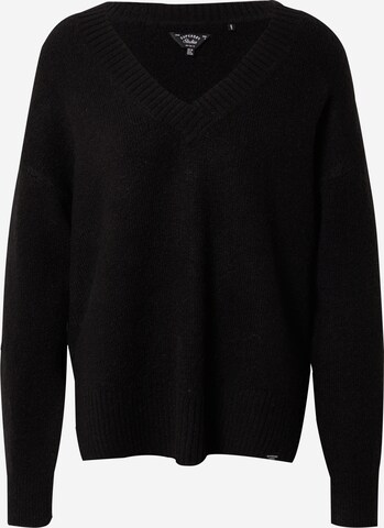 Superdry Sweater in Black: front