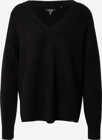 Superdry Sweter w kolorze czarny: przód