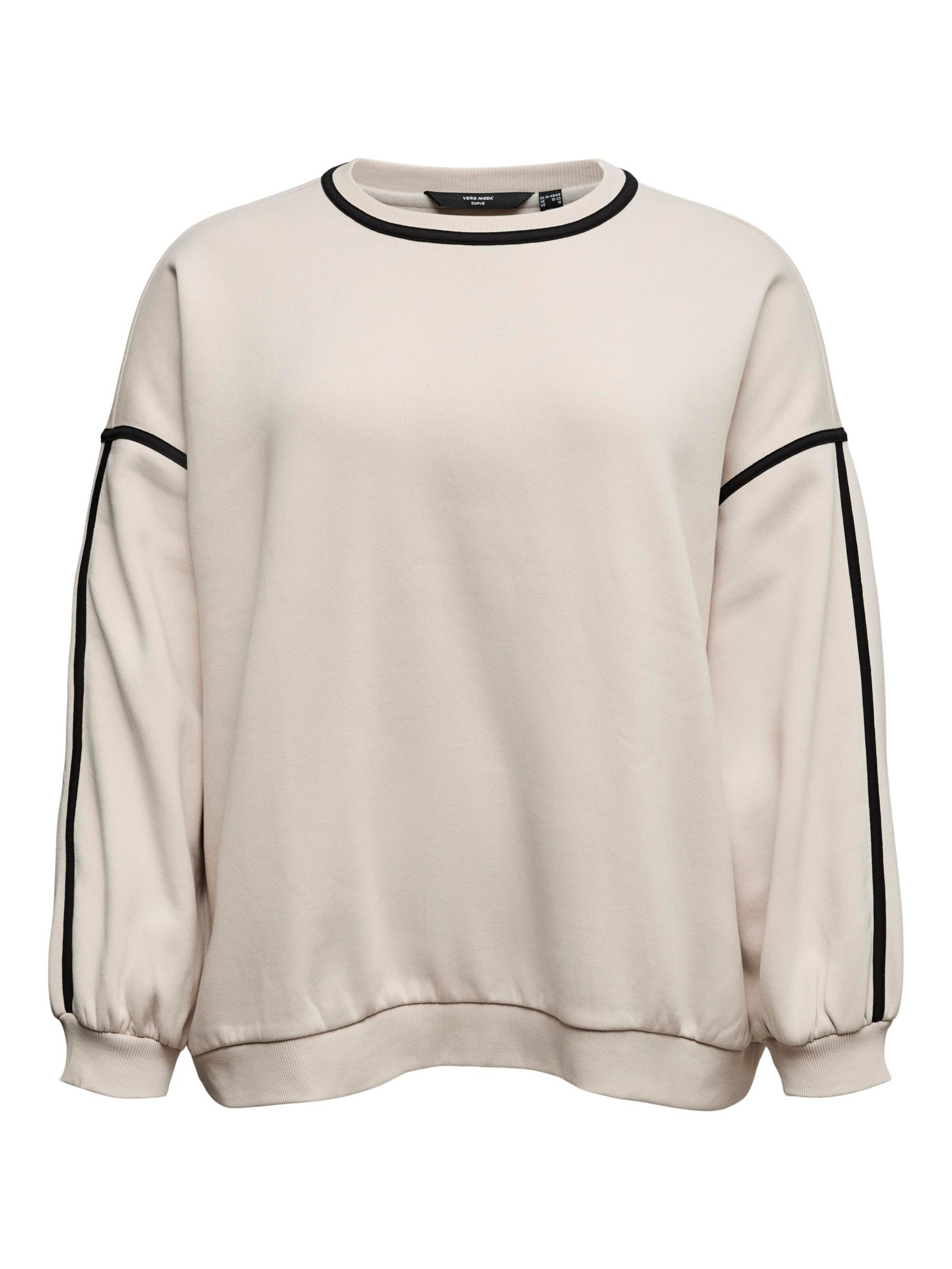 Vero Moda Curve Sweatshirt 'VMCShirley' i beige: forside