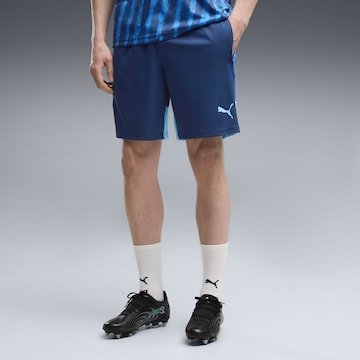 Regular Pantalon de sport PUMA en bleu : devant