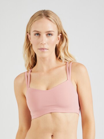 NIKE Bustier Sports-BH i rød: forside