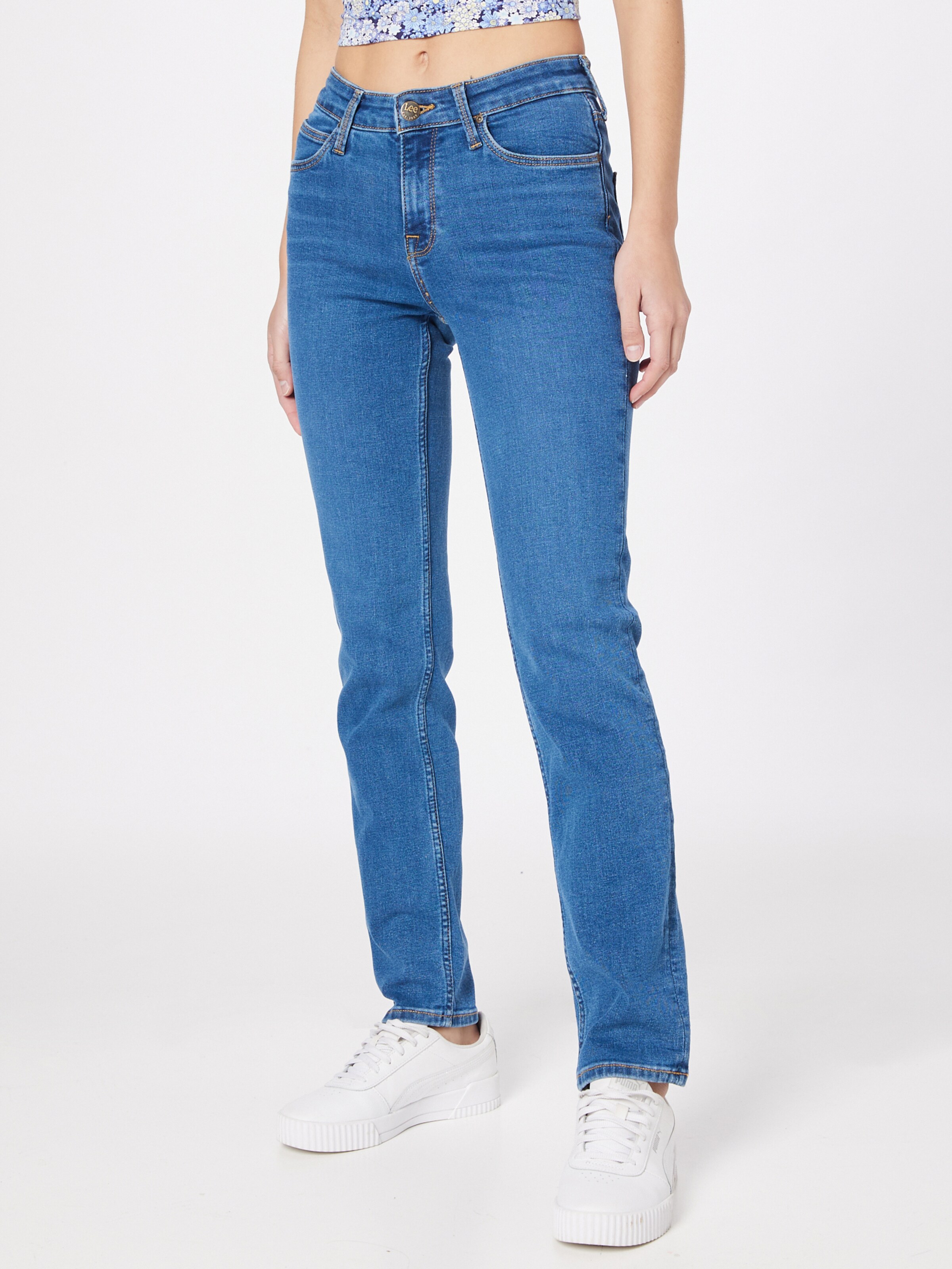 Frauen Jeans Lee Jeans 'Marion' in Blau - ML15100