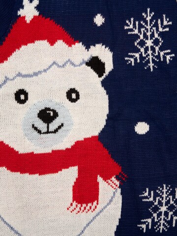 United Labels Pullover 'Weihnachtspullover  Eisbär'‌ in Blau