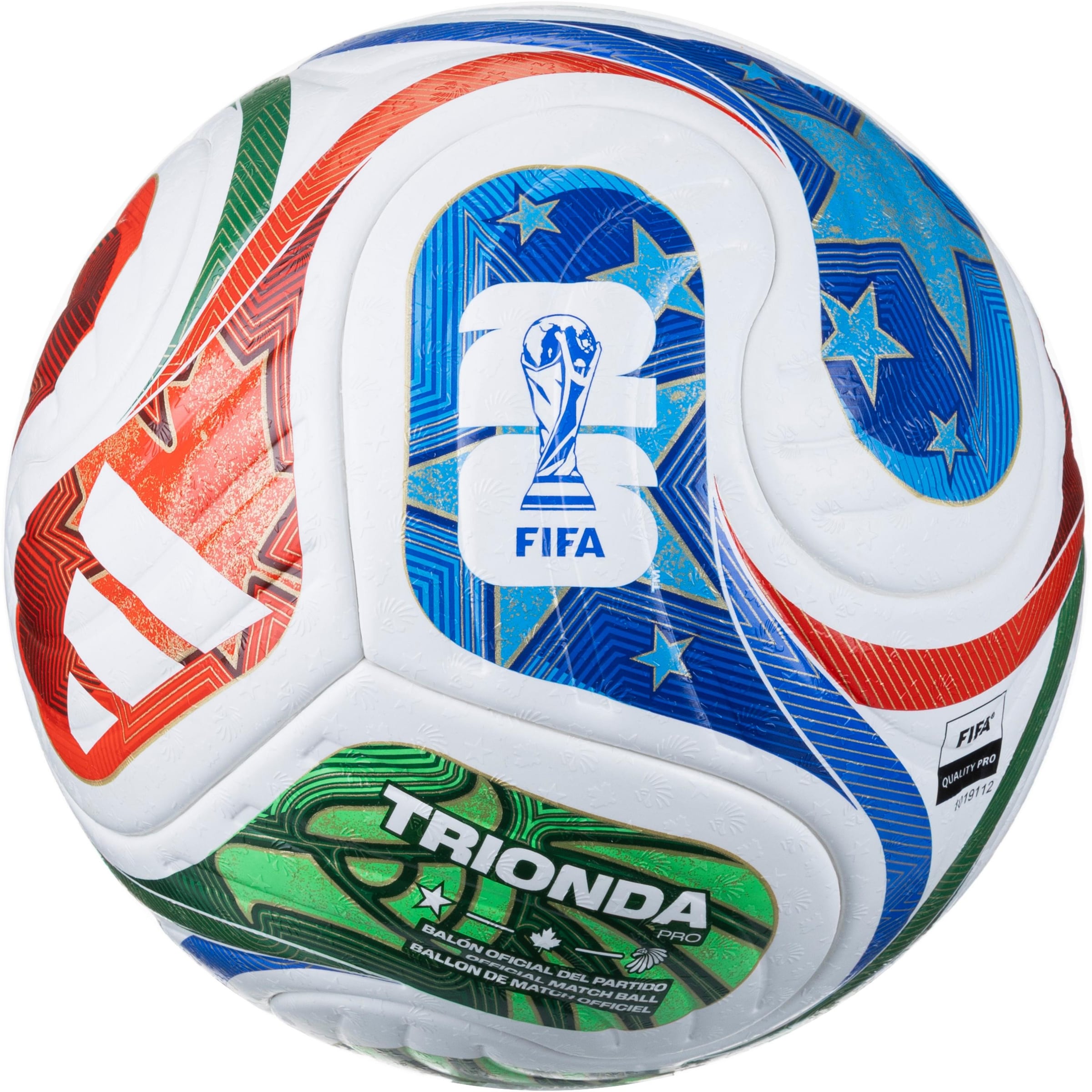 ADIDAS PERFORMANCE Bal 'FIFA World Cup 26™ Trionda Pro' in Wit: voorkant