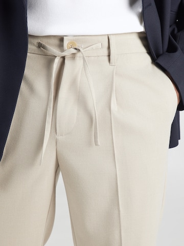 SELECTED regular Παντελόνι πλισέ 'SLH190-OLE' σε μπεζ