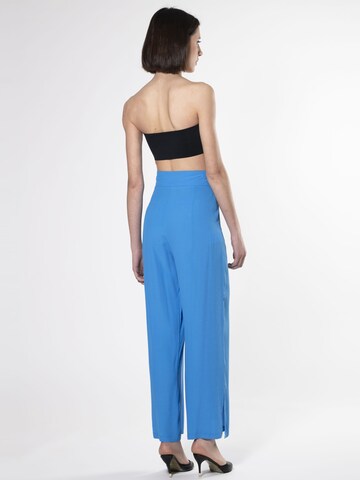 Wide leg Pantaloni di Influencer in blu