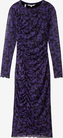 TOM TAILOR DENIM - Vestido em roxo: frente