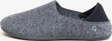Gottstein Classic Flats 'Wool Slip-On' in Grey: front