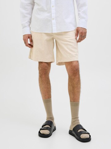 Loosefit Pantalon JACK & JONES en gris : devant