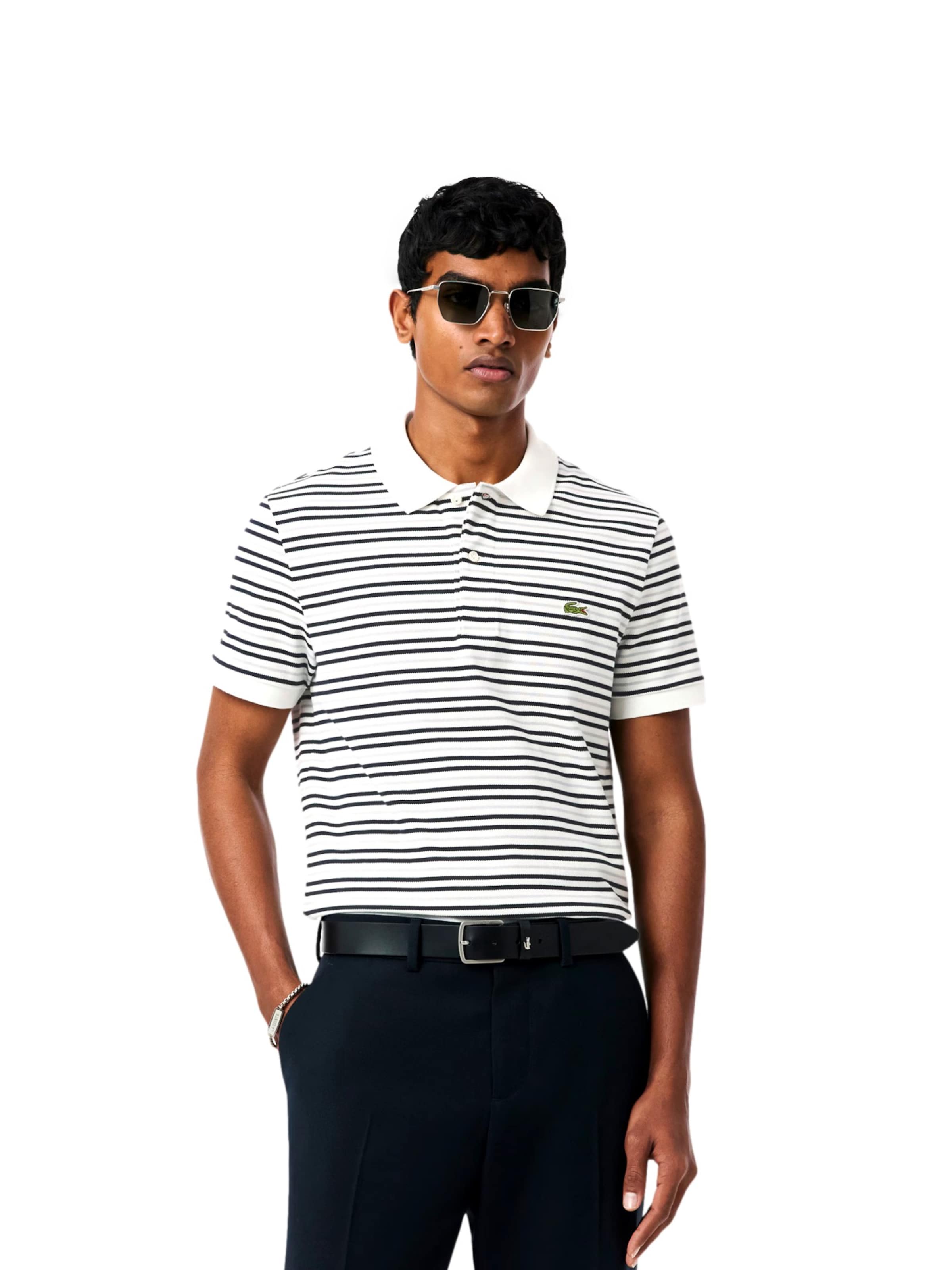 LACOSTE Shirt in White: front