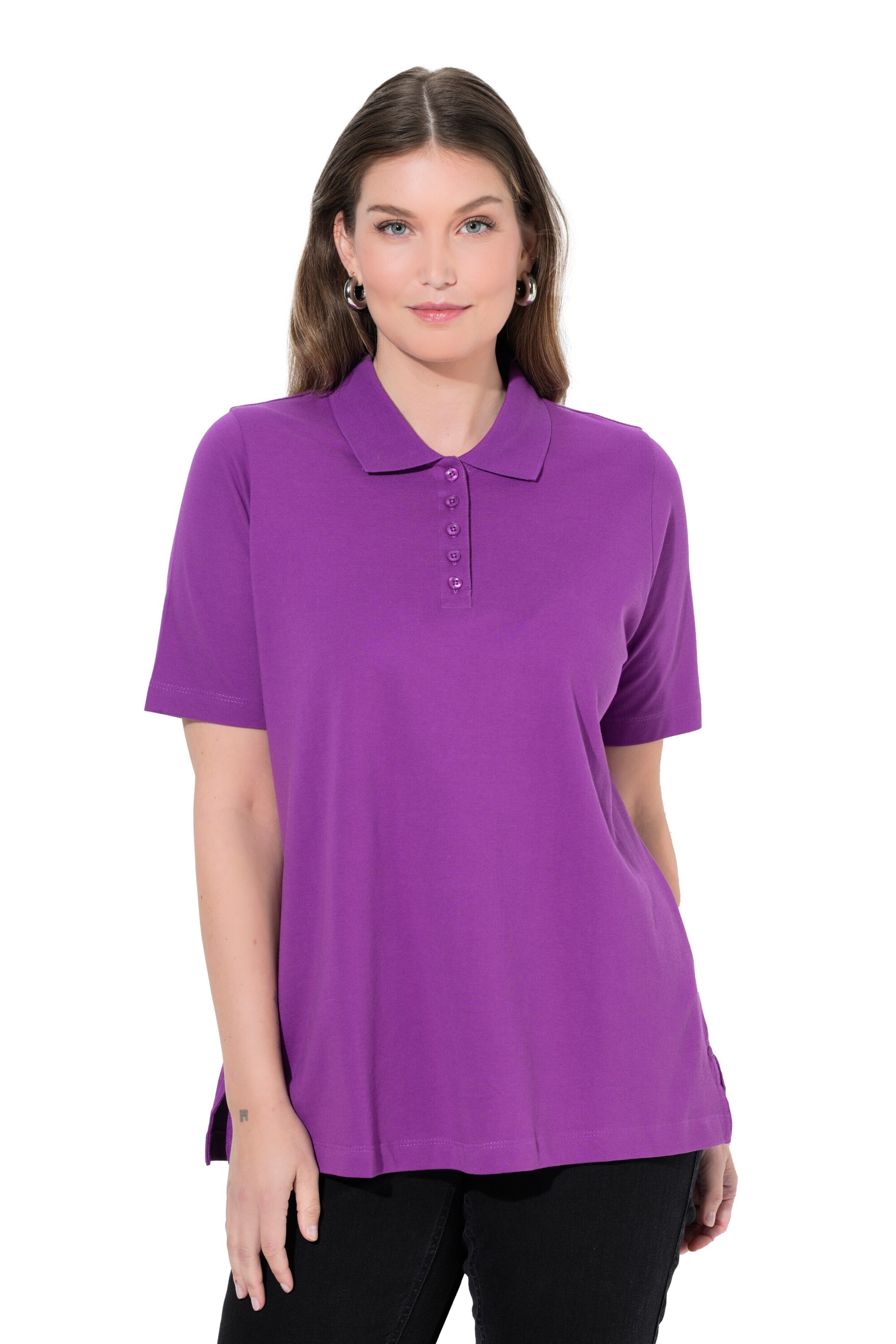 Ulla Popken Shirt in Lila: Vorderseite