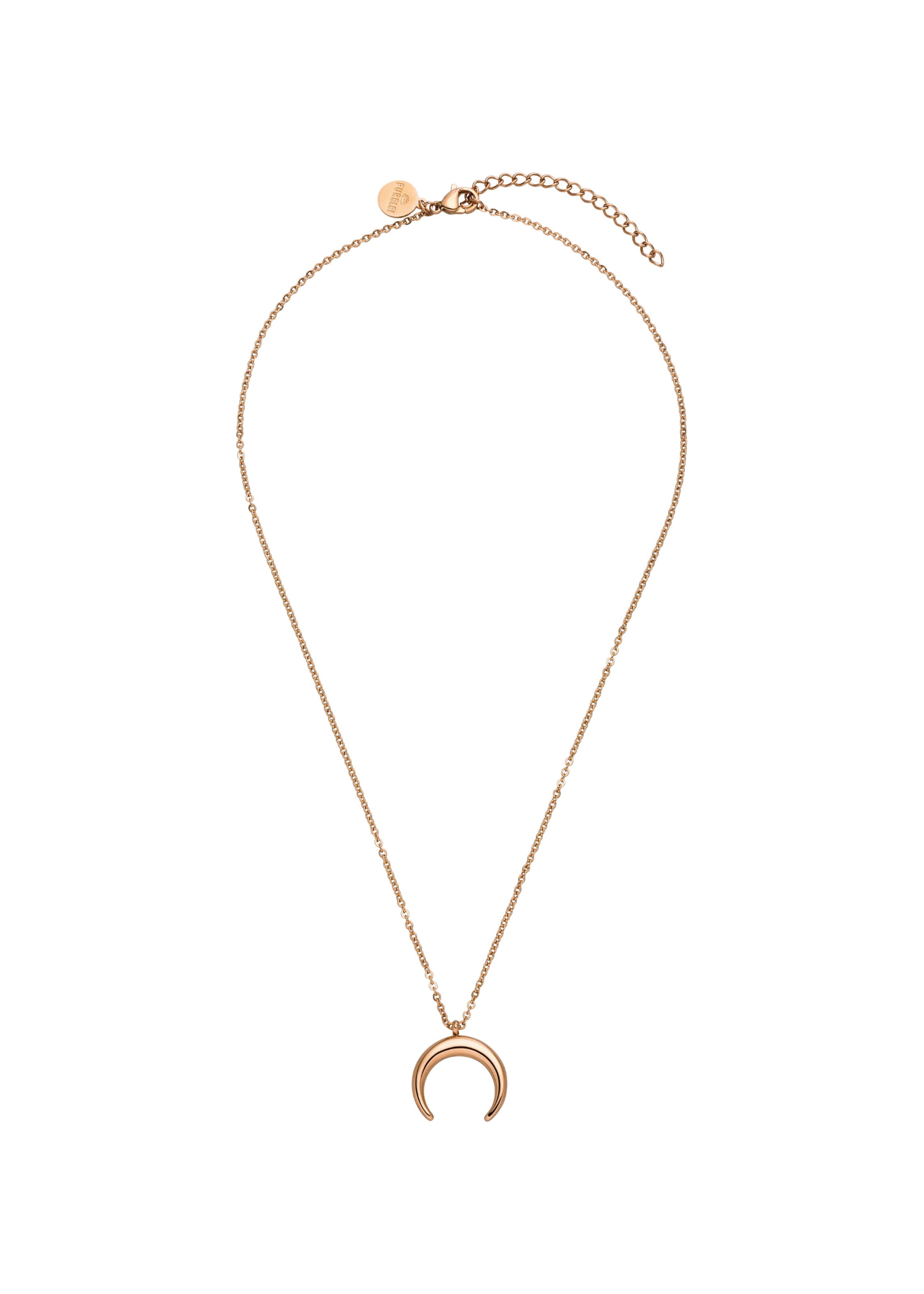 PURELEI Necklace 'Moon' in Gold: front