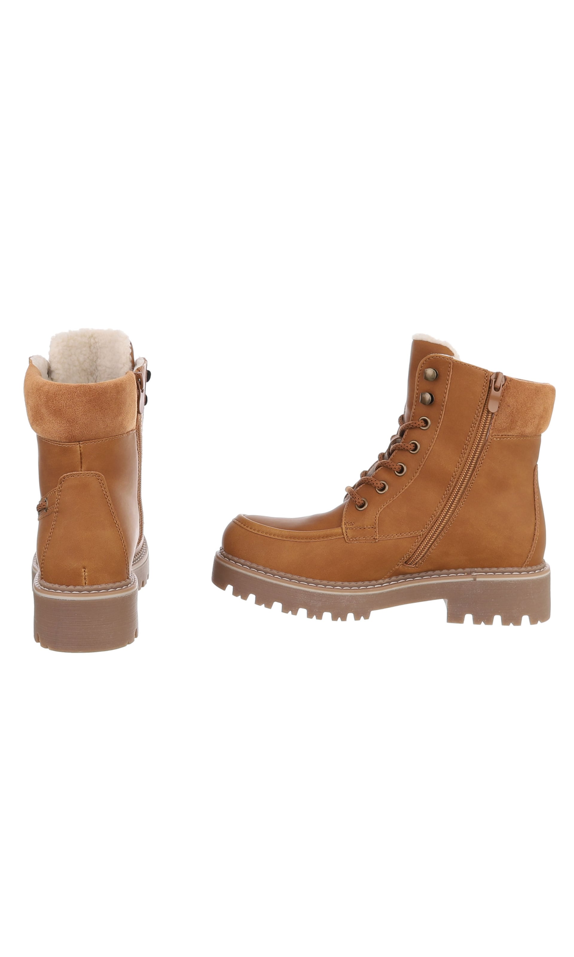 Ital-Design Stiefelette in Braun