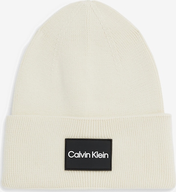 Calvin Klein Mütze in Beige: predná strana