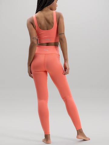 Hey Honey Skinny Leggings 'Cropped' in Orange