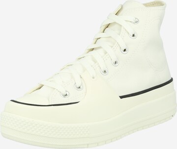 Sneaker alta 'Chuck Taylor All Star' di CONVERSE in bianco: frontale