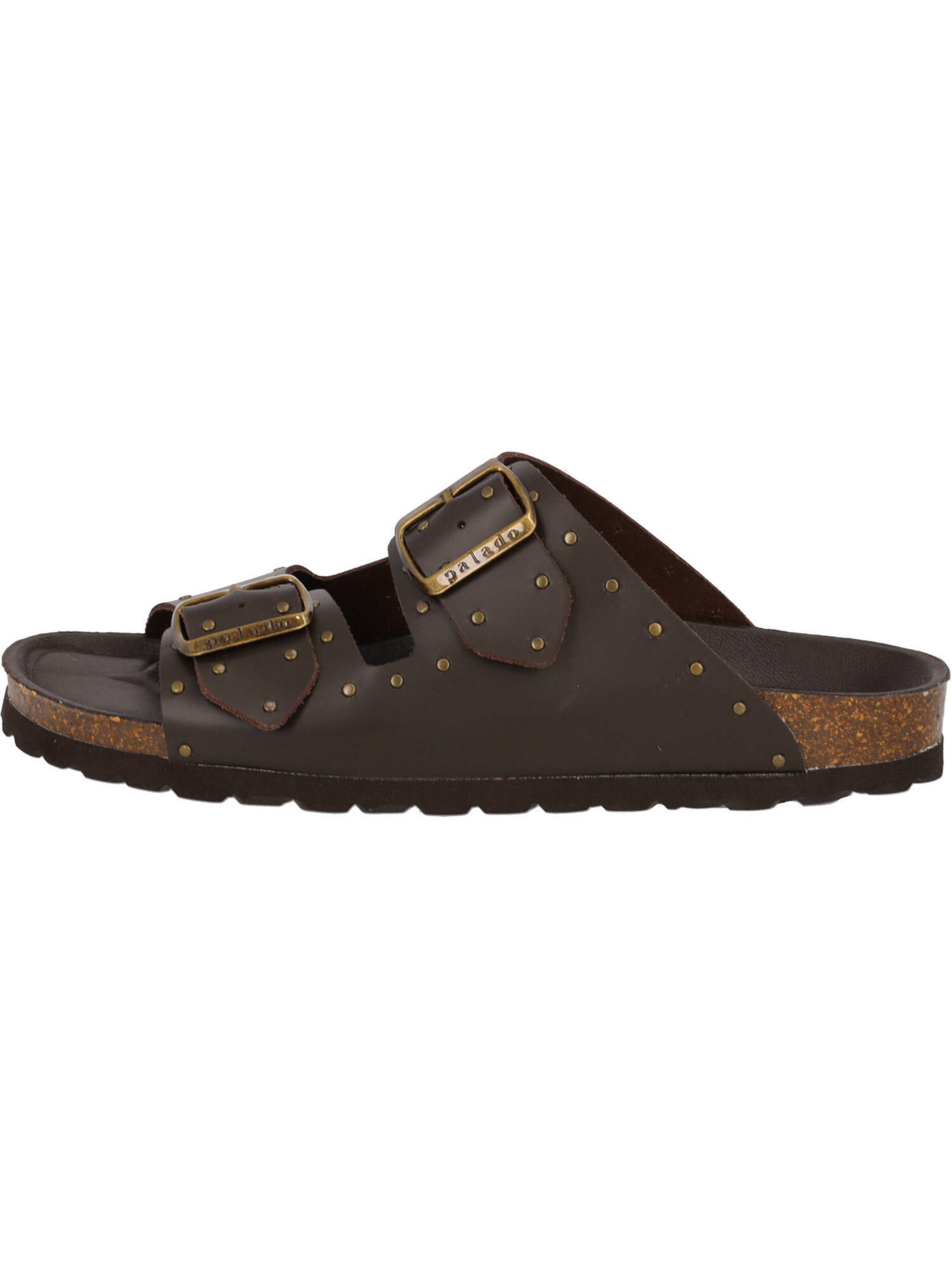 Palado Mules 'Elaha' in Brown: front