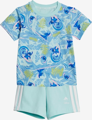 ADIDAS SPORTSWEAR Trainingsanzug 'Adidas x Disney Lilo & Stitch' in Blau: Vorderseite
