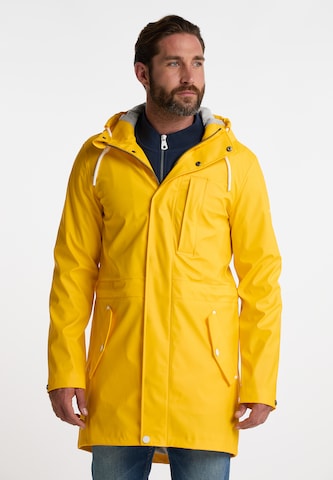 Parka mi-saison DreiMaster Maritim en jaune : devant