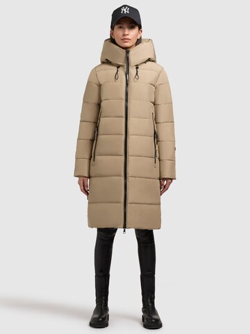 khujo Vinterfrakke ' JILIAS4 ' i beige