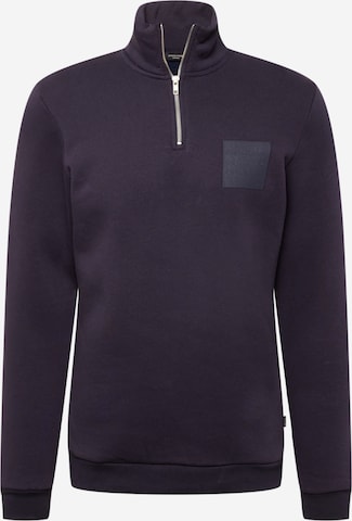 JACK & JONES Sweatshirt 'COBBLE' in Blauw: voorkant