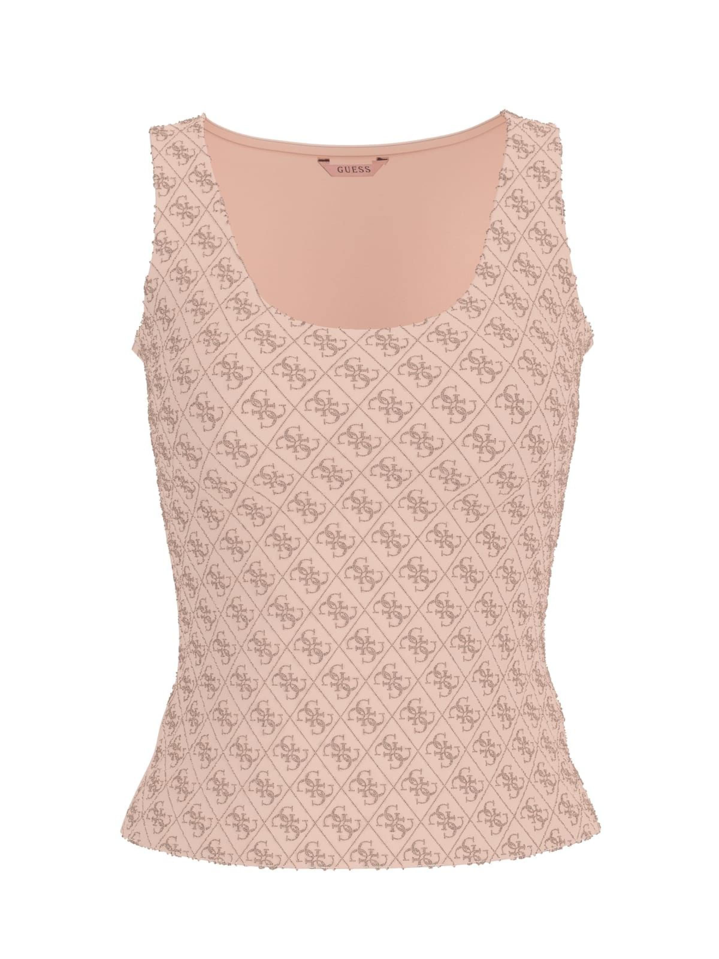 GUESS Shirt in XS in de kleur Beige, Productweergave