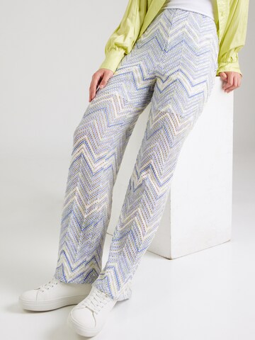 Wide leg Pantaloni di s.Oliver BLACK LABEL in blu: frontale